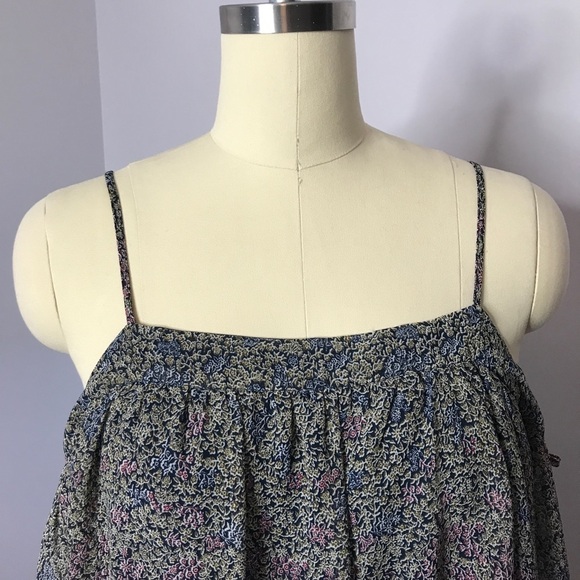 Lucky Brand Ruffle Hem Baby Doll Dress- Small- NWT - Picture 2 of 9